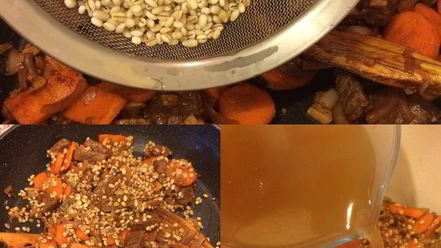 Рецепт перловки с мясом и белыми грибами