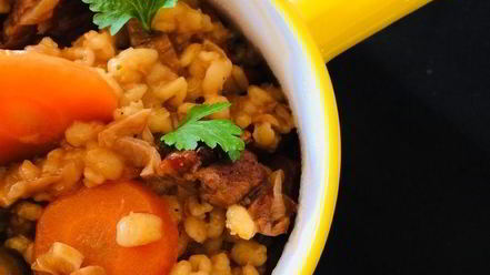 Рецепт перловки с мясом и белыми грибами