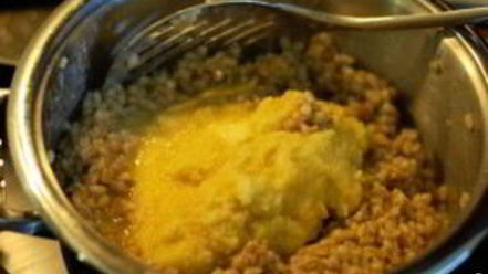 Рецепт перловки с соусом