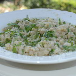 Рецепт Перловки с зеленью и сыром