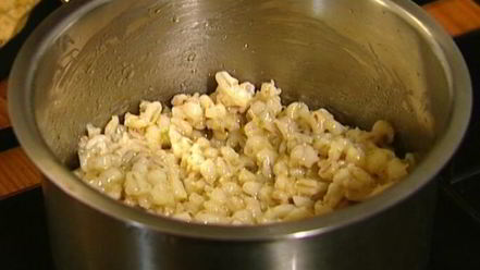 Рецепт перловки с зеленью и сыром