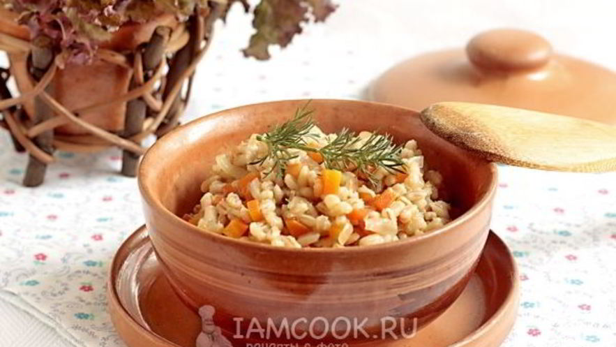 Рецепт постной перловой каши