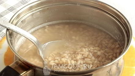 Рецепт постной перловой каши