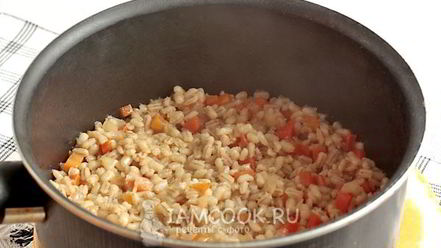 Рецепт постной перловой каши