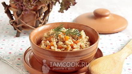 Рецепт постной перловой каши