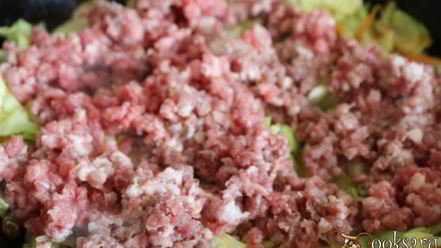 Рецепт вкусной перловой каши с мясным фаршем и овощами