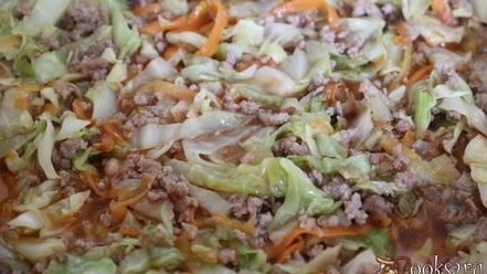 Рецепт вкусной перловой каши с мясным фаршем и овощами