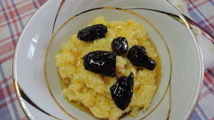 Рецепт каши пшенной с черносливом