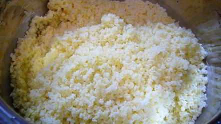 Рецепт каши пшенной с креветками