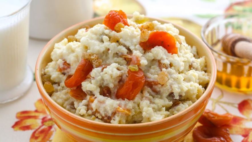 Рецепт каши пшенной с курагой