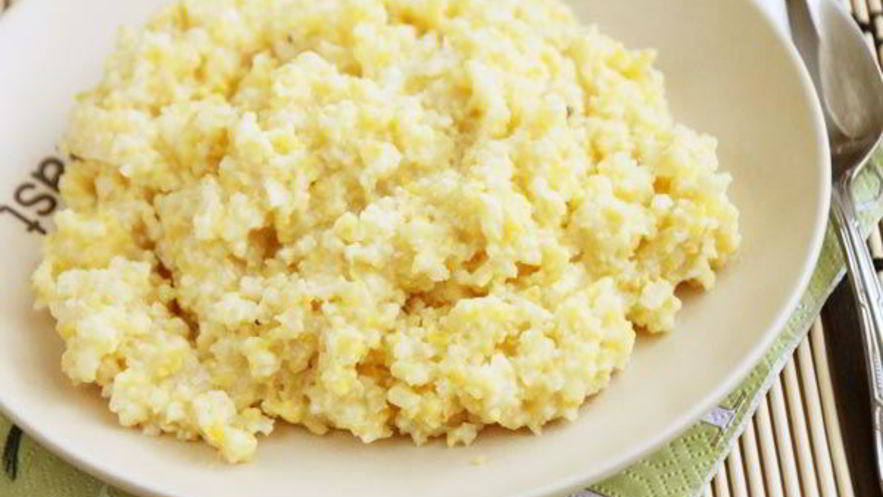 Рецепт кукурузна-пшенной каша с кунжутом