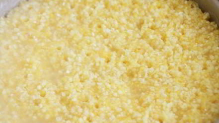 Рецепт кукурузна-пшенной каша с кунжутом