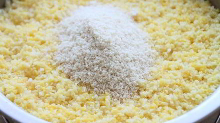 Рецепт кукурузна-пшенной каша с кунжутом