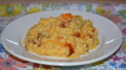 Рецепт молочной пшенной каши с тыквой