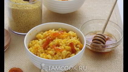 Рецепт Постной пшенной каши с тыквой