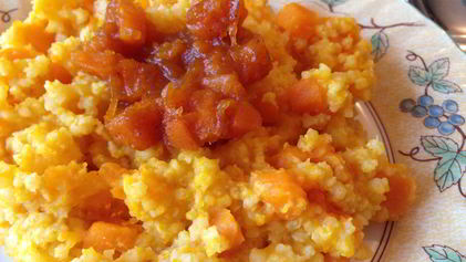 Рецепт Простой пшенной каши с тыквой