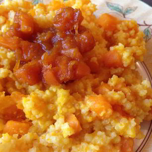 Рецепт Простой пшенной каши с тыквой