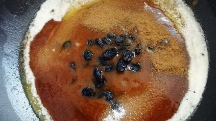 Рецепт пшенной каши с фруктовым соусом