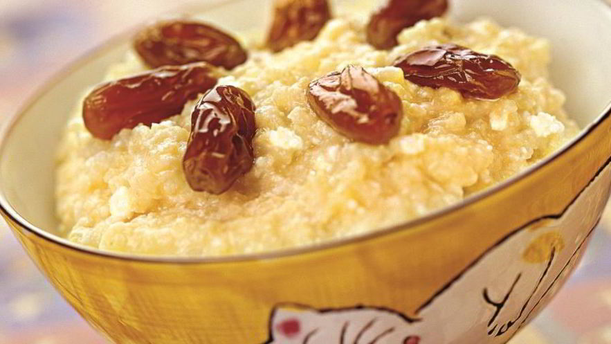 Рецепт пшенной каши с изюмом и творогом