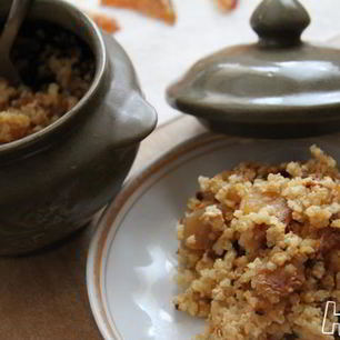 Рецепт Пшенной каши с карамельными яблоками