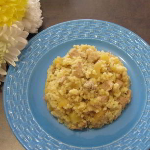 Рецепт Пшенной каши с картофелем и свининой