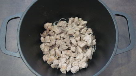 Рецепт пшенной каши с картофелем и свининой