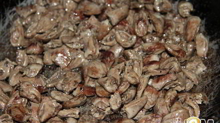 Рецепт пшенной каши с куриными сердечками