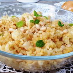 Рецепт Пшенной каши с медом и кедровыми орешками