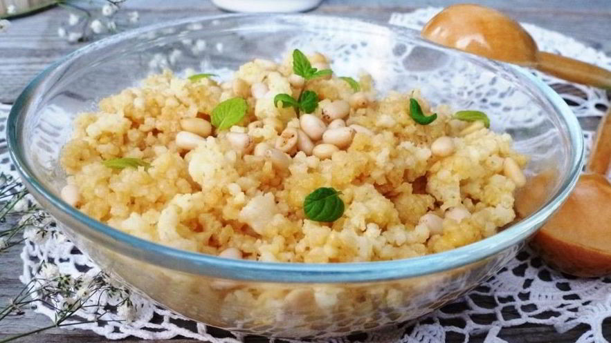 Рецепт пшенной каши с медом и кедровыми орешками