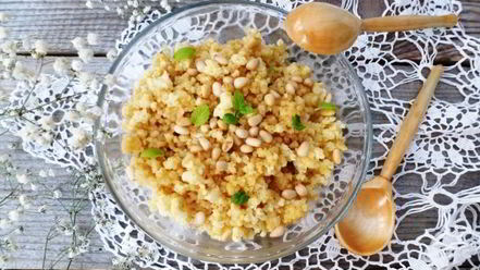 Рецепт пшенной каши с медом и кедровыми орешками