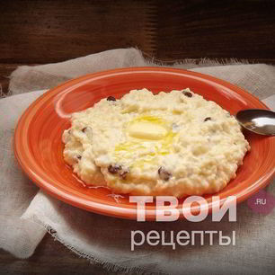 Рецепт Пшенной каши с творогом и изюмом