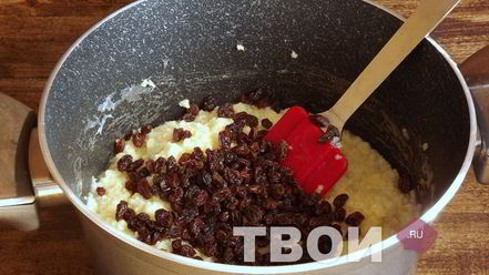 Рецепт пшенной каши с творогом и изюмом
