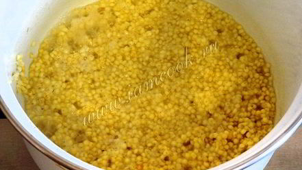 Рецепт пшенной каши с творогом