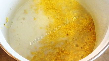 Рецепт пшенной каши с творогом