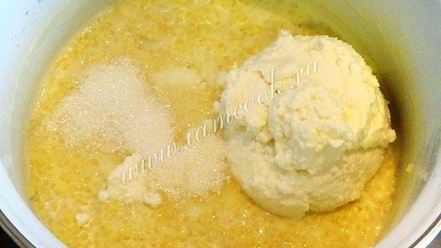 Рецепт пшенной каши с творогом