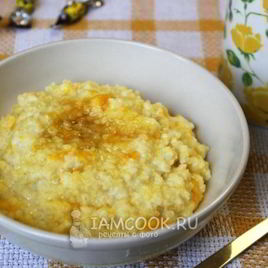 Рецепт Пшенной каши с тыквой и медом