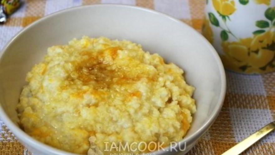 Рецепт пшенной каши с тыквой и медом