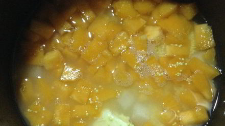 Рецепт пшенной каши с тыквой и вареньем