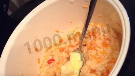 Рецепт пшенной каши с тыквой, корицей и вишней