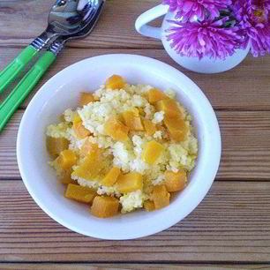 Рецепт Пшенной каши с тыквой на молоке