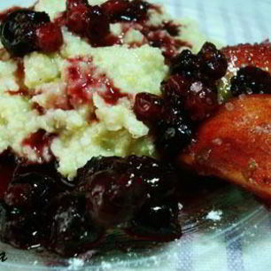 Рецепт Пшенной каши с ягодно-фруктовым соусом