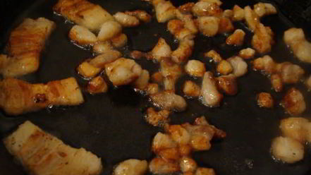 Рецепт пшенной каши со шкварками