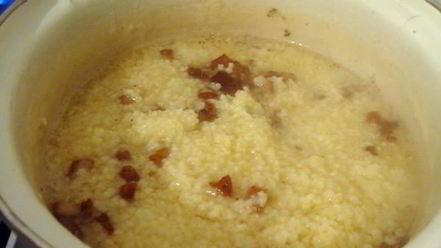 Рецепт пшенной каши со шкварками