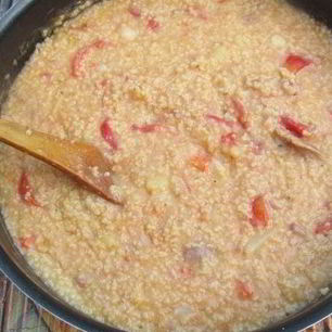 Рецепт Пшенной каши со свининой