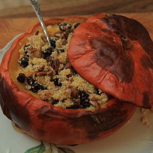 Рецепт Пшенной каши в тыкве