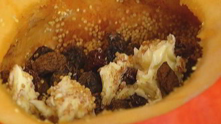 Рецепт пшенной каши в тыкве