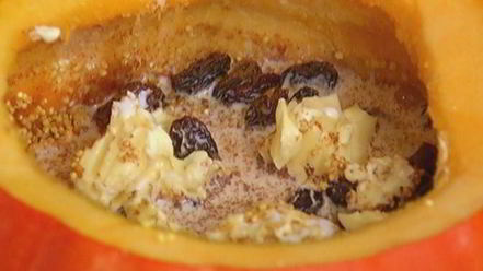 Рецепт пшенной каши в тыкве