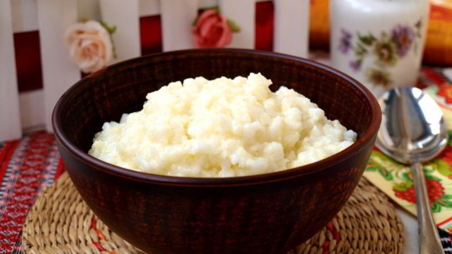 Рецепт рисова-пшенной каша на молоке