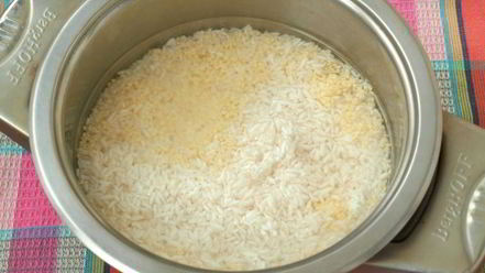 Рецепт рисова-пшенной каша на молоке