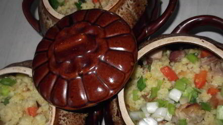 Рецепт томленой пшенной каши со свининой